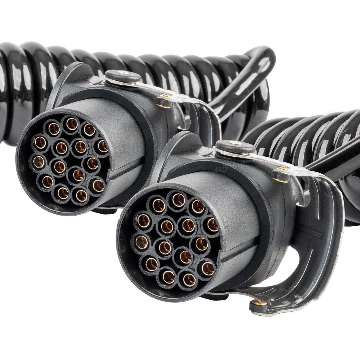 AMiO – Σπιράλ Καλώδιο Ρεύματος Τρέιλερ 2x15 PIN 24V 5m, Αδιάλειπτη Παροχή και Κορυφαία Αντοχή σε Συνεχείς Καταπονήσεις – 1 Τεμ. (04382/AM)